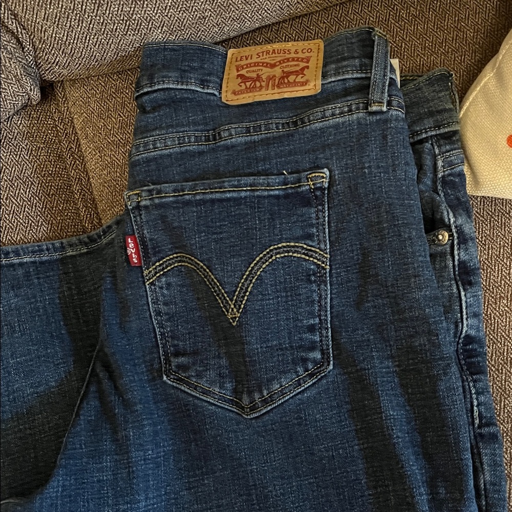 Levi's Dark Blue Denim Jeans